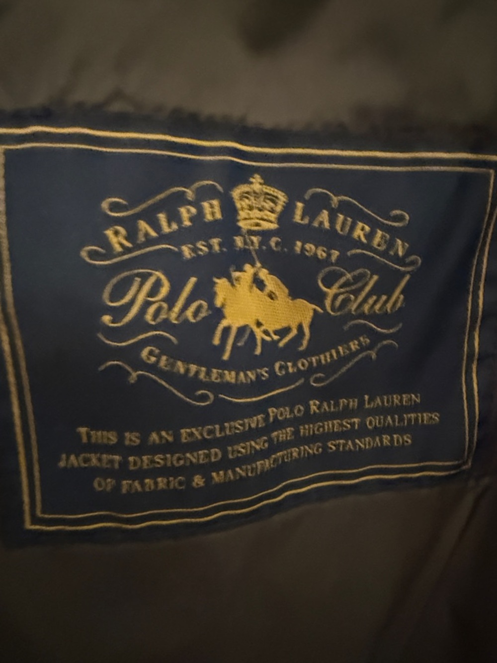 Polo Ralph Lauren mens coat. - Picture 5 of 6